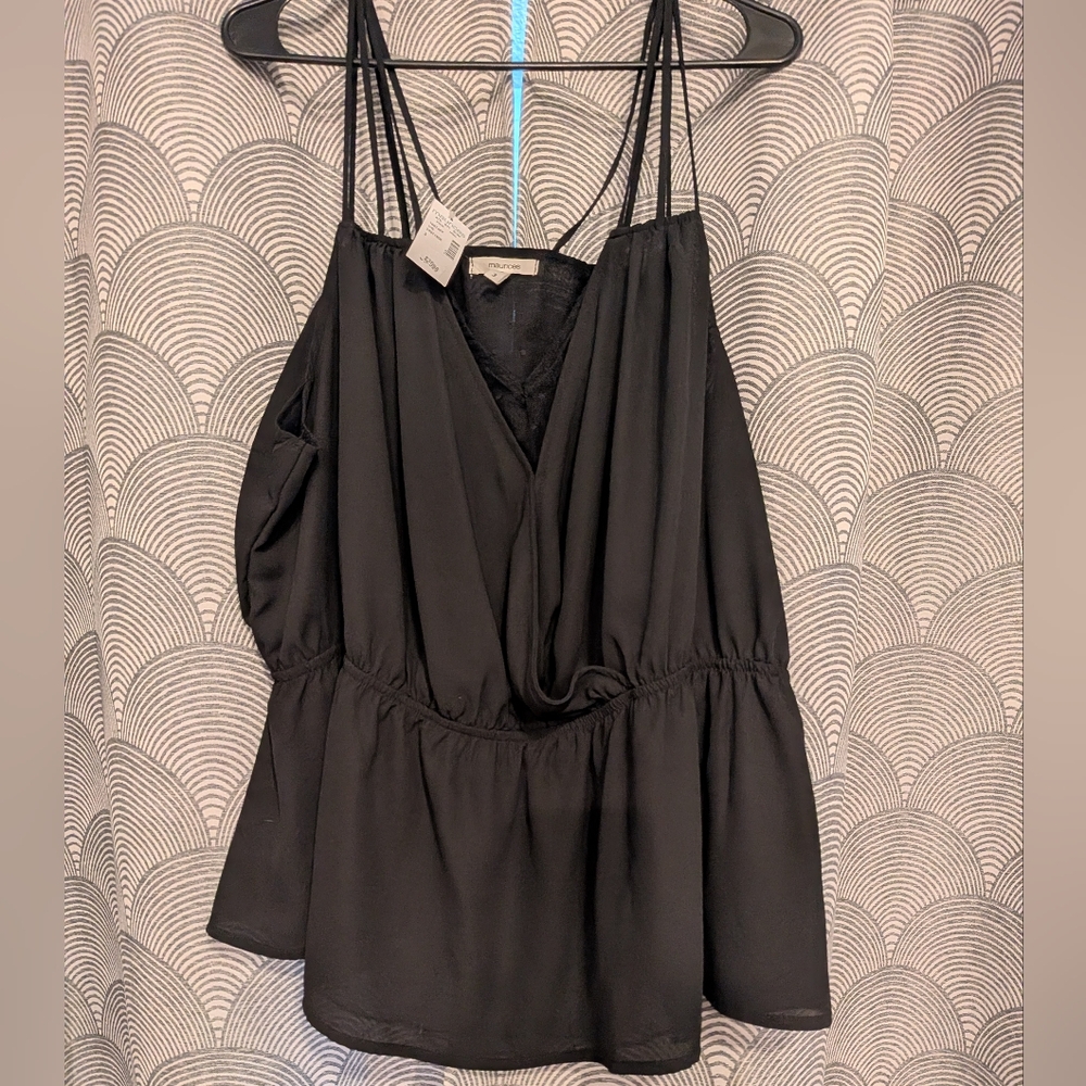 NWT 3x Elegant Black Women's Top
